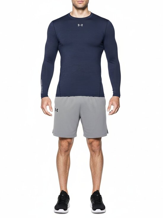 Under Armour Other - Under Armour Men’s Shirt ColdGear Twist Compression Crewneck Pullover Navy 2XL